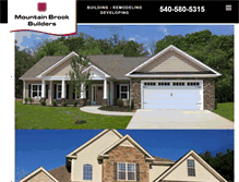 Tablet Screenshot of mountainbrookbuilders.com